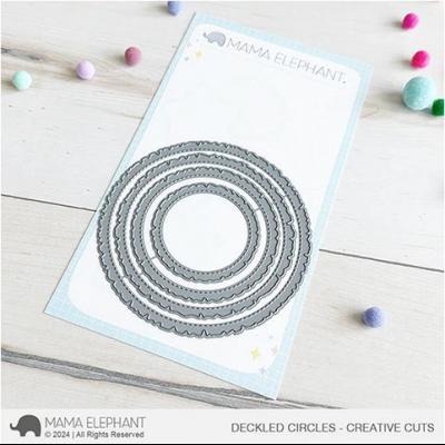 Mama Elephant Creative Cuts - Deckled Circles